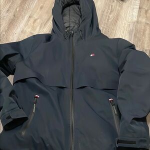 Men's Black Hooded Jacket